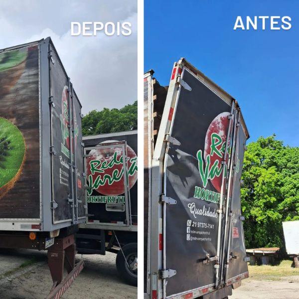 Antes e depois de serviço realizado pela Via Truck Brasil 5